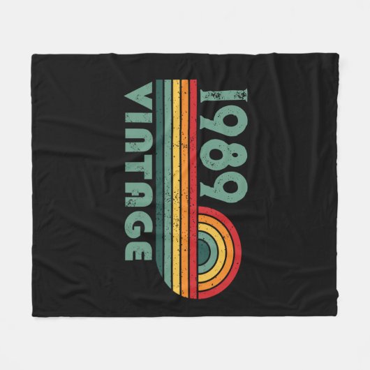 Gepersonaliseerd  35e verjaardagsfeest fleece deken (Voorkant (Horizontaal))