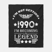 Gepersonaliseerd 35e verjaardagsfeest fleece deken (Voorkant)