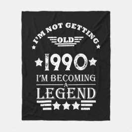 Gepersonaliseerd  35e verjaardagsfeest fleece deken