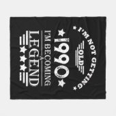 Gepersonaliseerd  35e verjaardagsfeest fleece deken (Voorkant (Horizontaal))