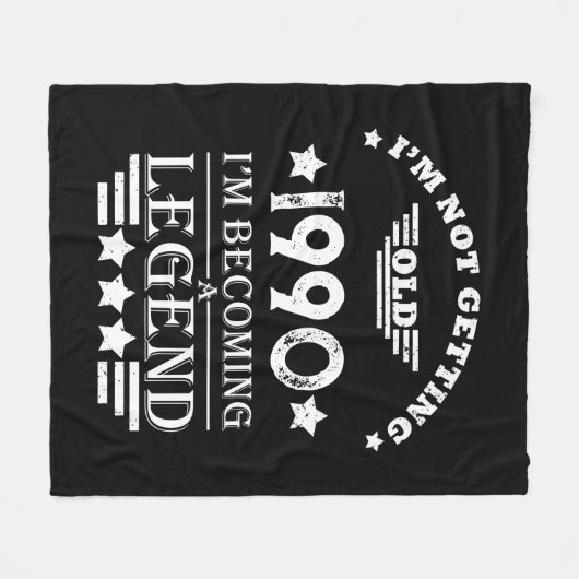 Gepersonaliseerd  35e verjaardagsfeest fleece deken (Voorkant (Horizontaal))