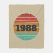 Gepersonaliseerd  35e verjaardagsfeest fleece deken (Voorkant)