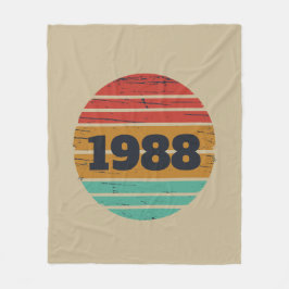 Gepersonaliseerd  35e verjaardagsfeest fleece deken