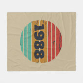 Gepersonaliseerd  35e verjaardagsfeest fleece deken (Voorkant (Horizontaal))