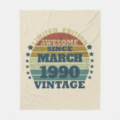 Gepersonaliseerd  35e verjaardagsfeest fleece deken (Voorkant)