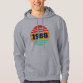 Gepersonaliseerd 35e verjaardagsfeest hoodie (Voorkant)