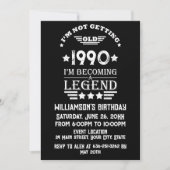 Gepersonaliseerd  35e verjaardagsfeest kaart (Voorkant)