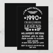 Gepersonaliseerd  35e verjaardagsfeest kaart (Voorkant / Achterkant)