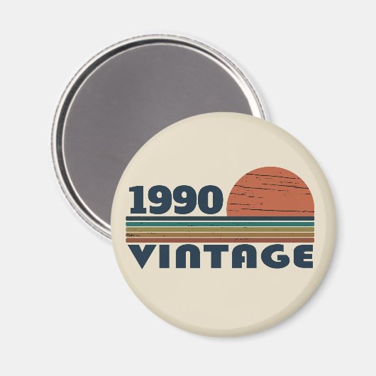 Gepersonaliseerd  35e verjaardagsfeest magneet (Voorkant / Achterkant)