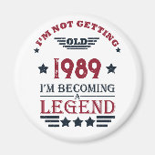 Gepersonaliseerd  35e verjaardagsfeest magneet (Voorkant)