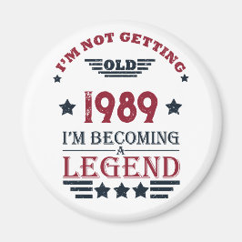 Gepersonaliseerd  35e verjaardagsfeest magneet