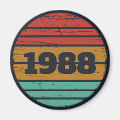 Gepersonaliseerd  35e verjaardagsfeest magneet (Voorkant)