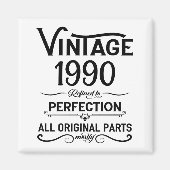 Gepersonaliseerd  35e verjaardagsfeest magneet (Voorkant)