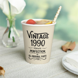 Gepersonaliseerd  35e verjaardagsfeest papieren bekers