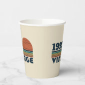 Gepersonaliseerd 35e verjaardagsfeest papieren bekers (Links)