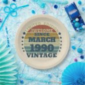 Gepersonaliseerd  35e verjaardagsfeest papieren bordje (Feest)