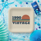 Gepersonaliseerd  35e verjaardagsfeest papieren bordje (Feest)