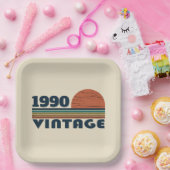 Gepersonaliseerd  35e verjaardagsfeest papieren bordje (Feest)