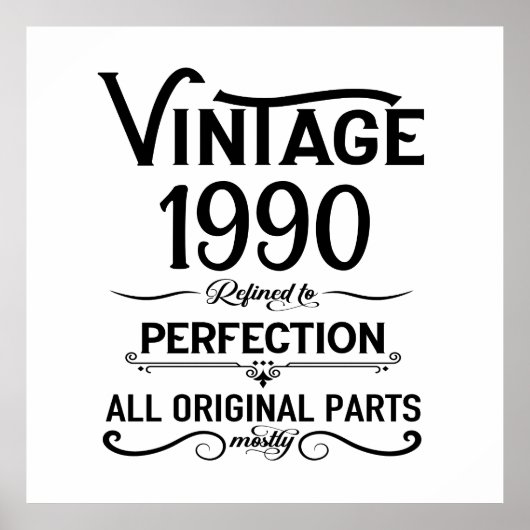 Gepersonaliseerd  35e verjaardagsfeest poster (Voorkant)