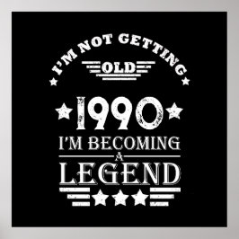 Gepersonaliseerd  35e verjaardagsfeest poster