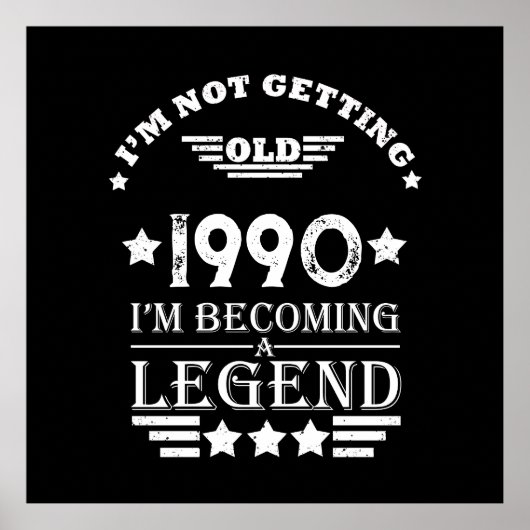 Gepersonaliseerd  35e verjaardagsfeest poster (Voorkant)