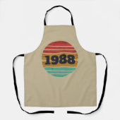Gepersonaliseerd  35e verjaardagsfeest schort (Voorkant)
