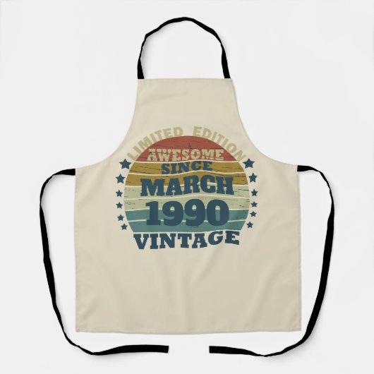 Gepersonaliseerd  35e verjaardagsfeest schort (Voorkant)