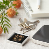 Gepersonaliseerd  35e verjaardagsfeest sleutelhanger (Zijkant)