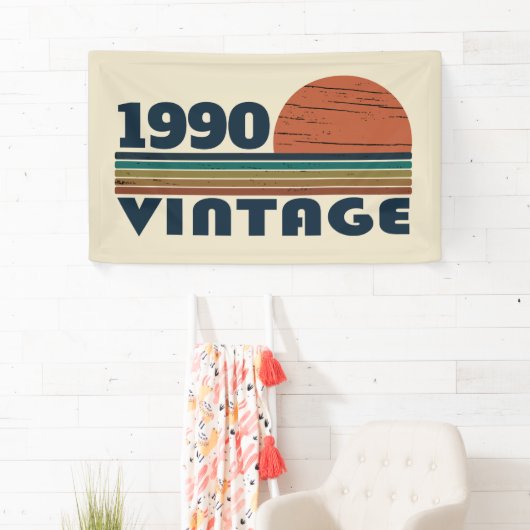 Gepersonaliseerd 35e verjaardagsfeest spandoek (Insitu)