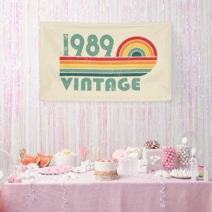 Gepersonaliseerd  35e verjaardagsfeest spandoek