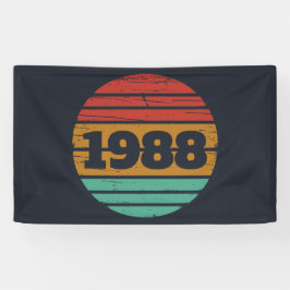 Gepersonaliseerd  35e verjaardagsfeest spandoek