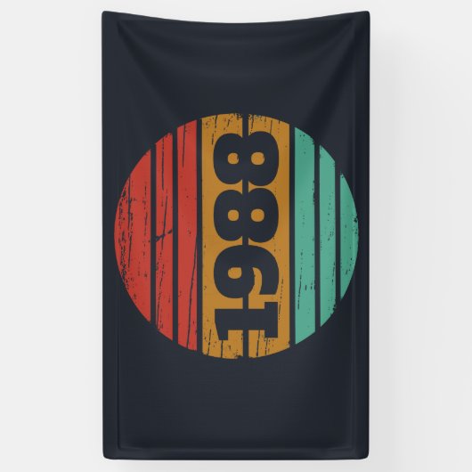 Gepersonaliseerd  35e verjaardagsfeest spandoek (Verticaal)