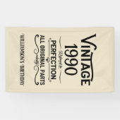 Gepersonaliseerd  35e verjaardagsfeest spandoek (Horizontaal)