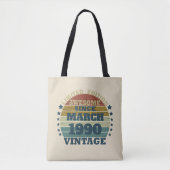 Gepersonaliseerd 35e verjaardagsfeest tote bag (Voorkant)