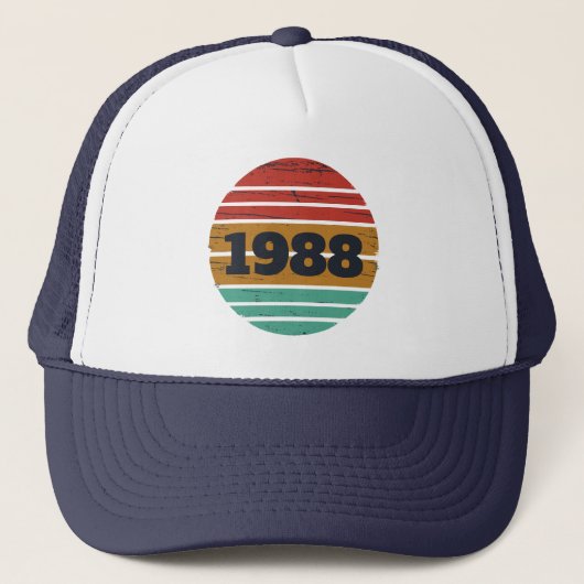 Gepersonaliseerd  35e verjaardagsfeest trucker pet (Voorkant)
