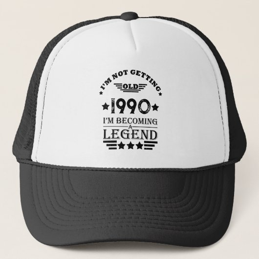 Gepersonaliseerd  35e verjaardagsfeest trucker pet (Voorkant)