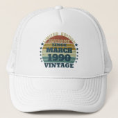 Gepersonaliseerd  35e verjaardagsfeest trucker pet (Voorkant)