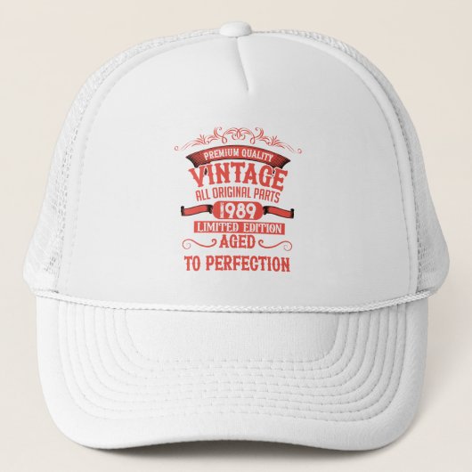 Gepersonaliseerd  35e verjaardagsfeest trucker pet (Voorkant)