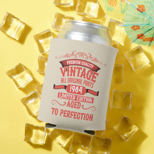 Gepersonaliseerd 40-jarig 40-jarig verjaardagsfee blikjeskoeler (Insitu Zomer)