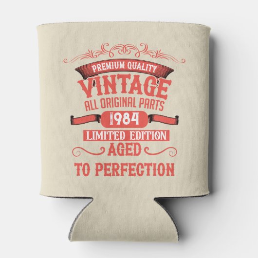 Gepersonaliseerd 40-jarig 40-jarig  verjaardagsfee blikjeskoeler (Achterkant)