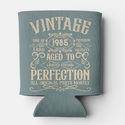 Gepersonaliseerd 40-jarig 40-jarig verjaardagsfee blikjeskoeler (Achterkant)