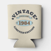 Gepersonaliseerd 40-jarig 40-jarig  verjaardagsfee blikjeskoeler (Achterkant)