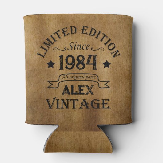 Gepersonaliseerd 40-jarig 40-jarig verjaardagsfee blikjeskoeler (Achterkant)