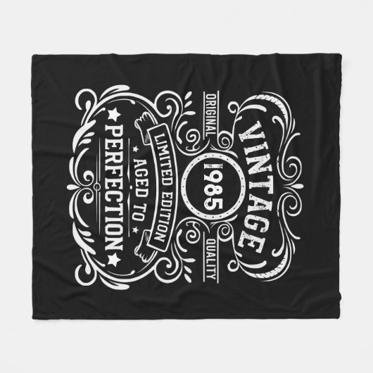 Gepersonaliseerd 40-jarig 40-jarig  verjaardagsfee fleece deken (Voorkant (Horizontaal))