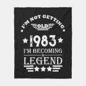 Gepersonaliseerd 40-jarig 40-jarig  verjaardagsfee fleece deken (Voorkant)