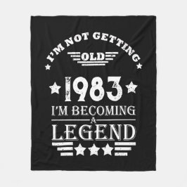 Gepersonaliseerd 40-jarig 40-jarig  verjaardagsfee fleece deken