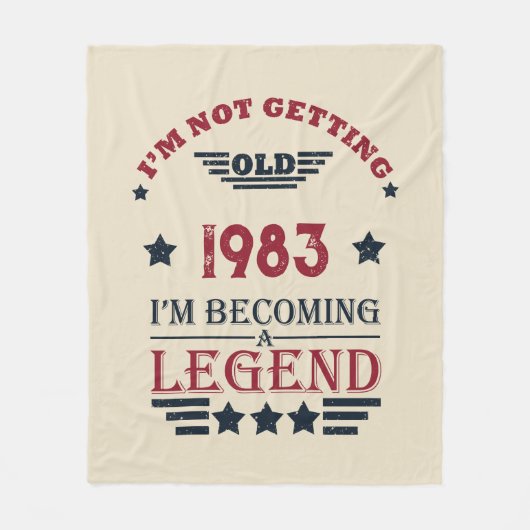 Gepersonaliseerd 40-jarig 40-jarig  verjaardagsfee fleece deken (Voorkant)