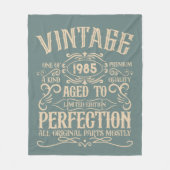 Gepersonaliseerd 40-jarig 40-jarig  verjaardagsfee fleece deken (Voorkant)