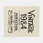 Gepersonaliseerd 40-jarig 40-jarig verjaardagsfee fleece deken (Voorkant (Horizontaal))