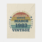 Gepersonaliseerd 40-jarig 40-jarig  verjaardagsfee fleece deken (Voorkant)